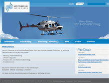 Tablet Screenshot of motorflug.com